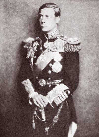 Edward VIII. bei seiner Thronbesteigung, 1936 von English Photographer